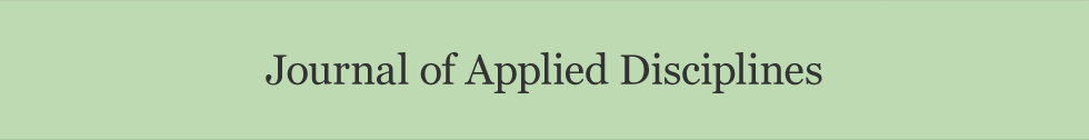 Journal of Applied Disciplines