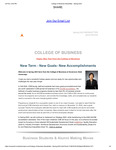 Governors State University College of Business Newsletter - Spring 2023 by College of Business