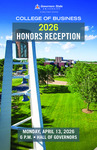Governors State University College of Business Honors Reception Program 2026 by College of Business