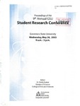 9th Annual Governors State University Student Research Conference Proceedings by Shailendra Kumar Ph.D., Editor